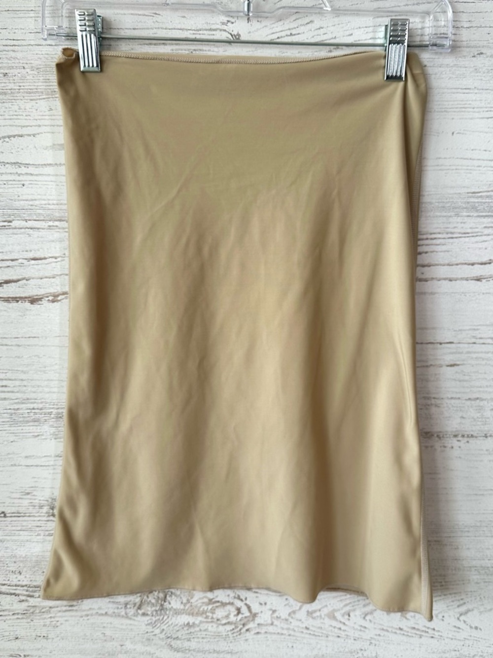 SPANX Shapewear Tummy Control Skirt M Tan